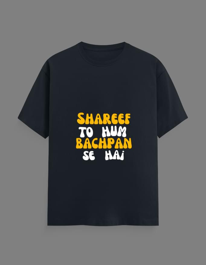Shareef To Hum Unisex Printed T-Shirt